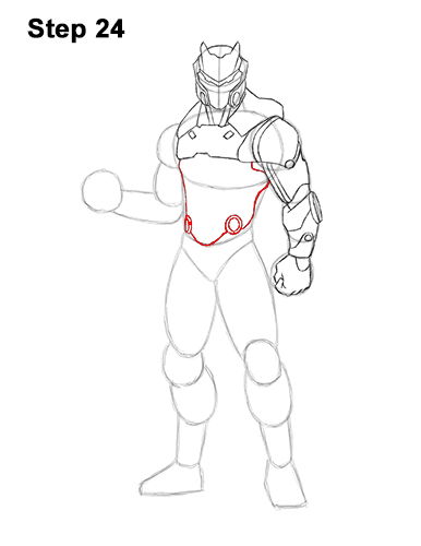 How to Draw Omega Skin Fortnite Battle Royale 24