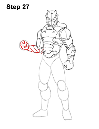 How to Draw Omega Skin Fortnite Battle Royale 27