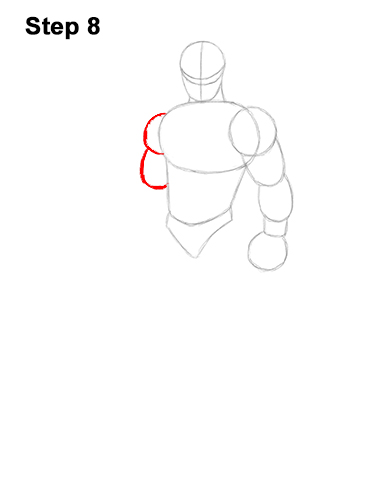 How to Draw Omega Skin Fortnite Battle Royale 8