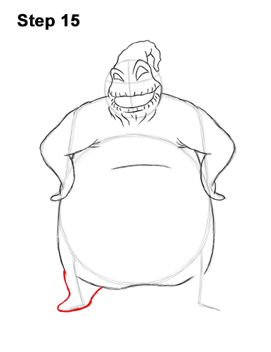 Draw Oogie Boogie Nightmare Before Christmas 15 How to Draw Halloween Oogie Boogie Nightmare Before Christmas 15