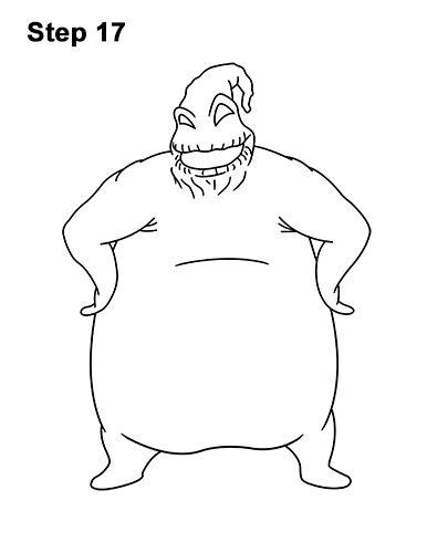 Draw Oogie Boogie Nightmare Before Christmas 17 How to Draw Halloween Oogie Boogie Nightmare Before Christmas 17