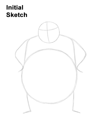 How to Draw Halloween Oogie Boogie Nightmare Before Christmas Guide Lines