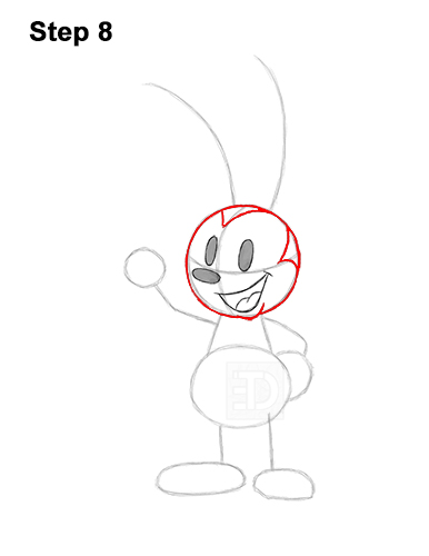 How to Draw Oswald the Lucky Rabbit Disney 8