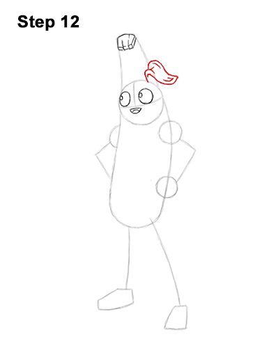 Draw Fortnite Peely Skin 12 How to Draw Fortnite Peely Skin Banana 12