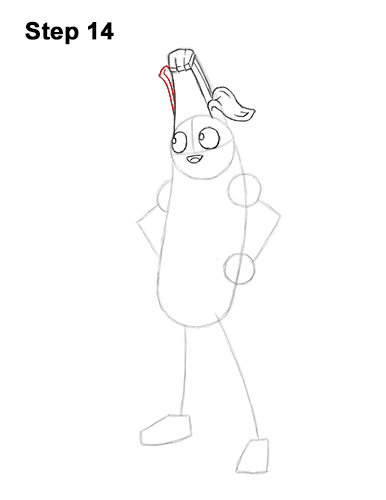 Draw Fortnite Peely Skin 14 How to Draw Fortnite Peely Skin Banana 14