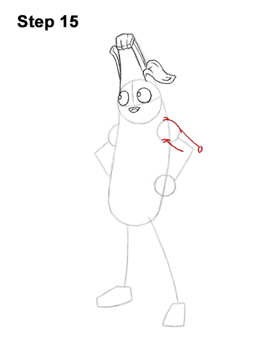 How to Draw Fortnite Peely Skin Banana 15