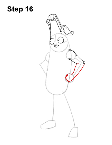How to Draw Fortnite Peely Skin Banana 16
