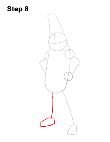 How to Draw Fortnite Peely Skin Banana 8