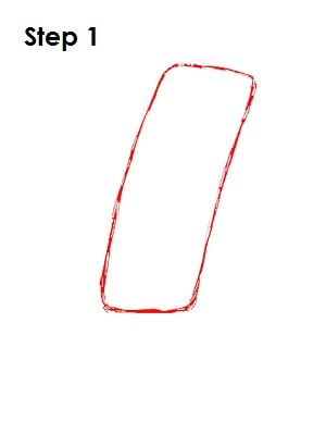 Draw Perry the Platypus Step 1