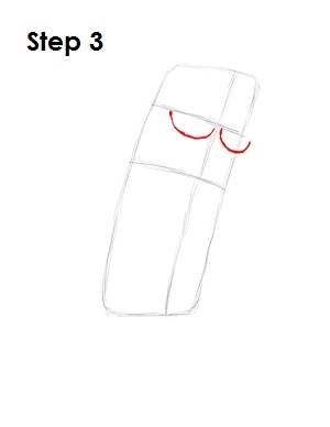 Draw Perry the Platypus Step 3