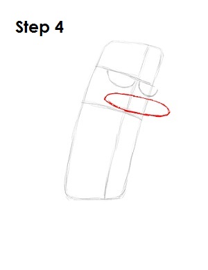 Draw Perry the Platypus Step 4