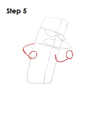 Draw Perry the Platypus Step 5