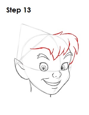 How to Draw Peter Pan Step 13 How to Draw Peter Pan Step 13