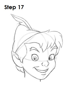 How to Draw Peter Pan Step 17 How to Draw Peter Pan Step 17