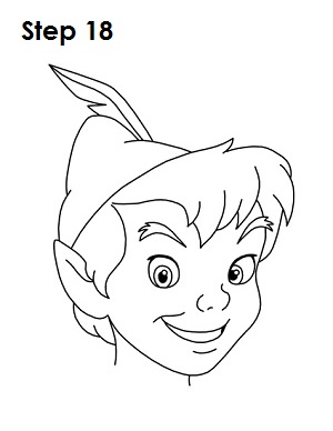 How to Draw Peter Pan Step 18 How to Draw Peter Pan Step 18