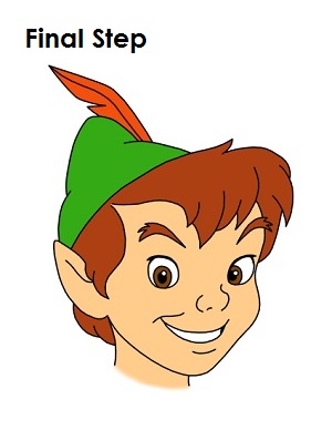 How to Draw Peter Pan Last Step How to Draw Peter Pan Last Step