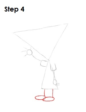 Draw Phineas Step 4 Draw Phineas Step 4