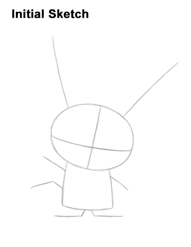 How to Draw Pichu Pikachu Yellow Guides Lines