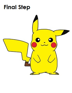 Draw Pikachu Last Step Draw Pikachu Last Step