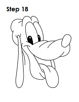 Draw Pluto Step 18