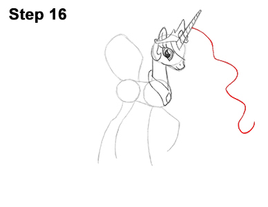 Princess Celestia Drawing 16 Draw Princess Celestia 16