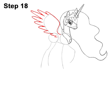 Princess Celestia Drawing 18 Draw Princess Celestia 18