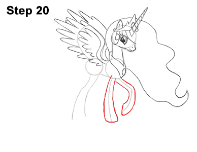 Princess Celestia Drawing 20 Draw Princess Celestia 20