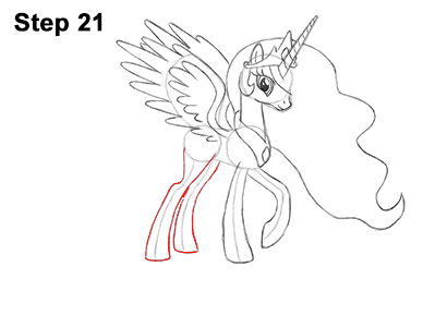 Princess Celestia Drawing 21 Draw Princess Celestia 21