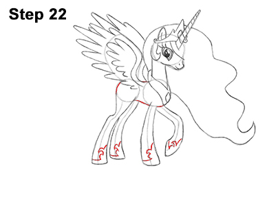 Princess Celestia Drawing 22 Draw Princess Celestia 22