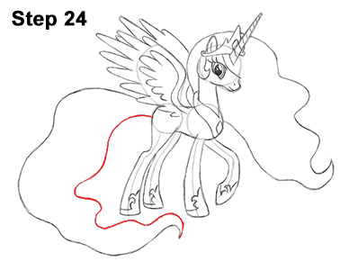 Princess Celestia Drawing 24 Draw Princess Celestia 24