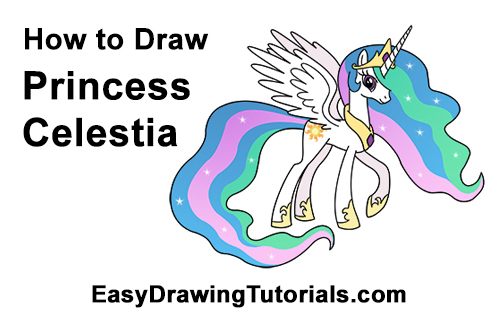 How to Draw Princess Celestia How to Draw Princess Celestia