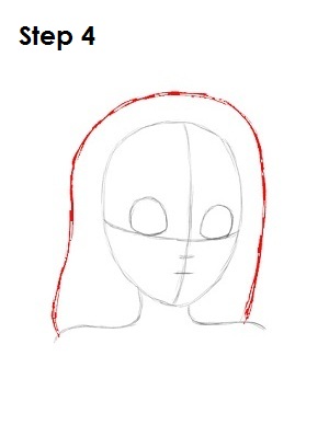 Draw Princess Peach Step 4 Draw Princess Peach Step 4