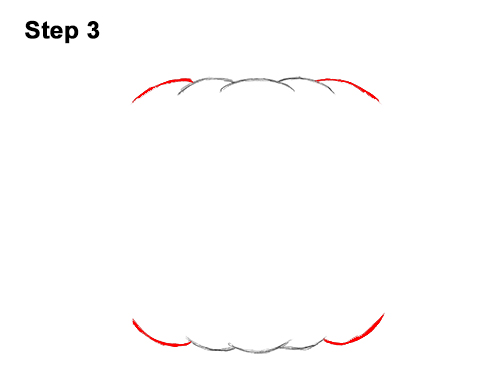 How to Draw a Halloween Pumpkin jack-o-lantern Smiling 3
