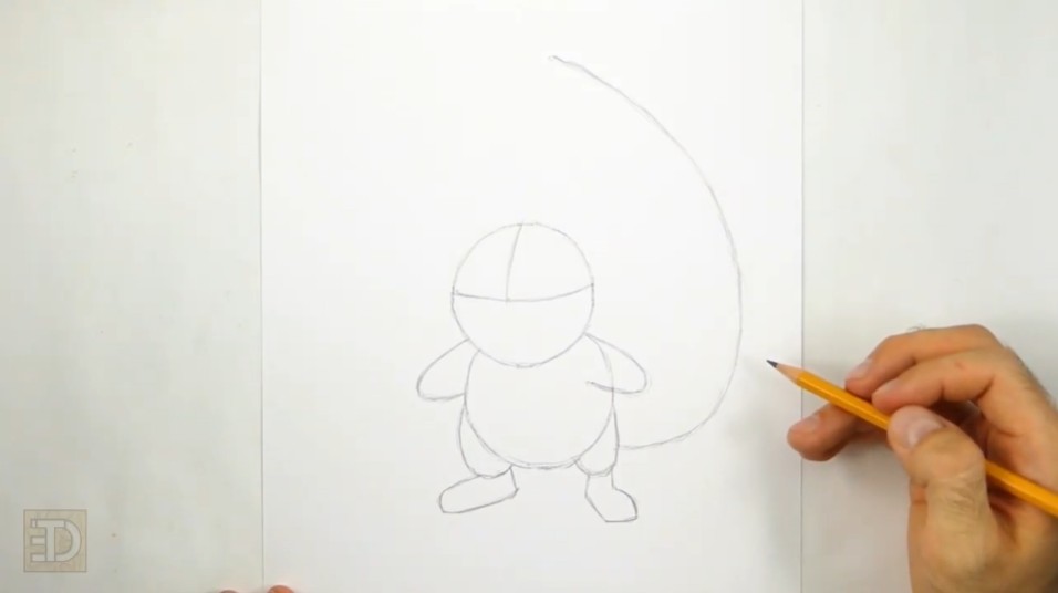 How to Draw Raichu Guidelines Pencil Sketch