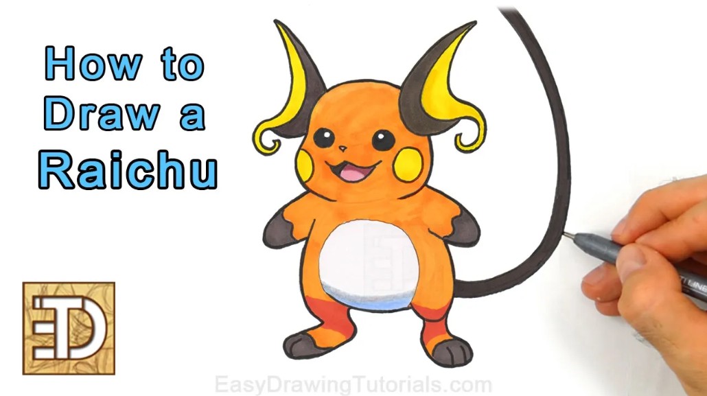 How to Draw Raichu Final Result
