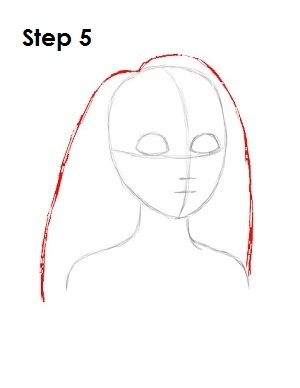 How to Draw Rapunzel Step 5 How to Draw Rapunzel Step 5