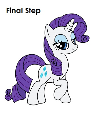 Draw Rarity Pony