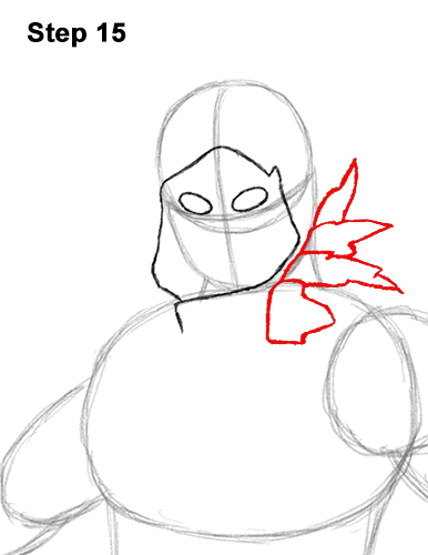 How to Draw Raven Full Body Fortnite Battle Royale 15
