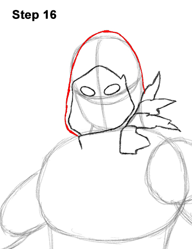 How to Draw Raven Full Body Fortnite Battle Royale 16