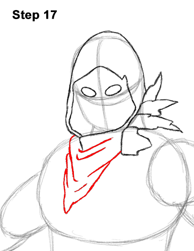 How to Draw Raven Full Body Fortnite Battle Royale 17