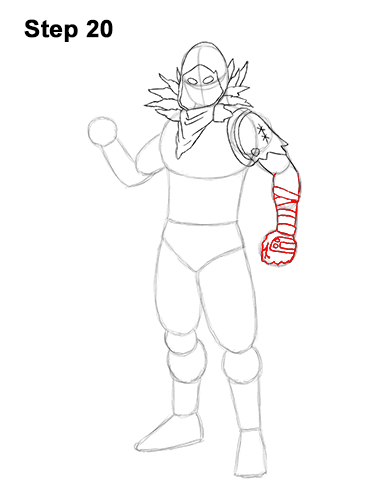 How to Draw Raven Full Body Fortnite Battle Royale 20