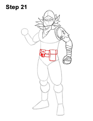 How to Draw Raven Full Body Fortnite Battle Royale 21