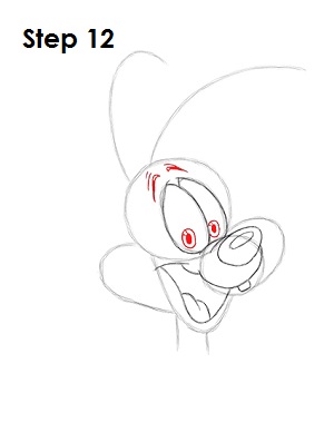 Draw Roger Rabbit Step 12 Draw Roger Rabbit 12