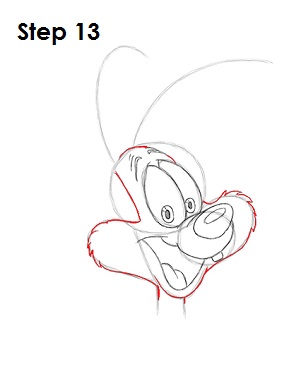 Draw Roger Rabbit Step 13 Draw Roger Rabbit 13
