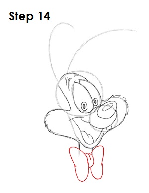 Draw Roger Rabbit Step 14 Draw Roger Rabbit 14