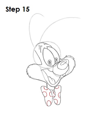 Draw Roger Rabbit Step 15 Draw Roger Rabbit 15