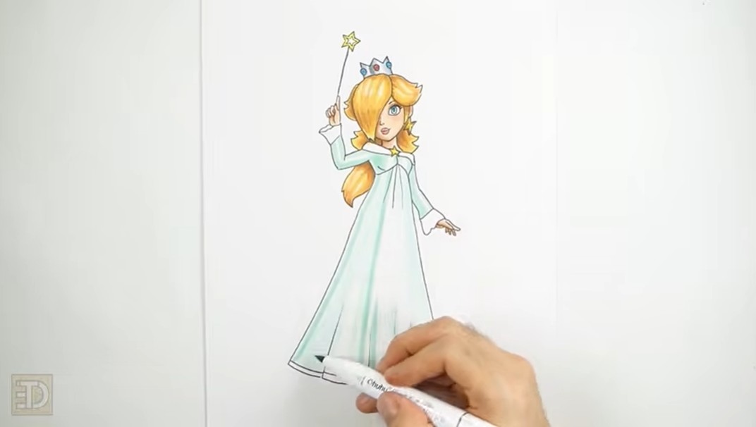 How to Draw Rosalina Galaxy Colors
