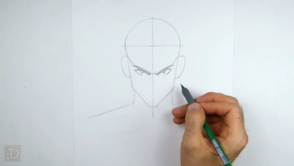 How to Draw Saitama Eyes