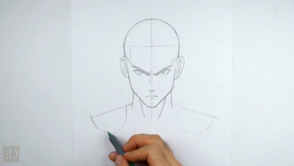 How to Draw Saitama Cape Details