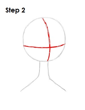 How to Draw Sally Step 2